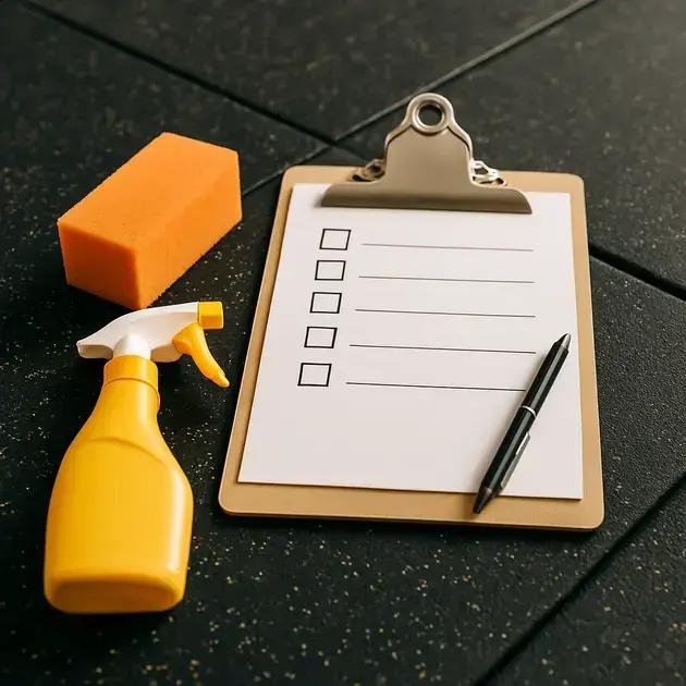 Checklist de manutenção preventiva para pisos de borracha em academias e áreas de lazer