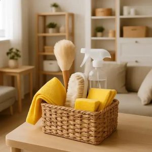 Dicas de limpeza rápida para manter ambientes pequenos organizados